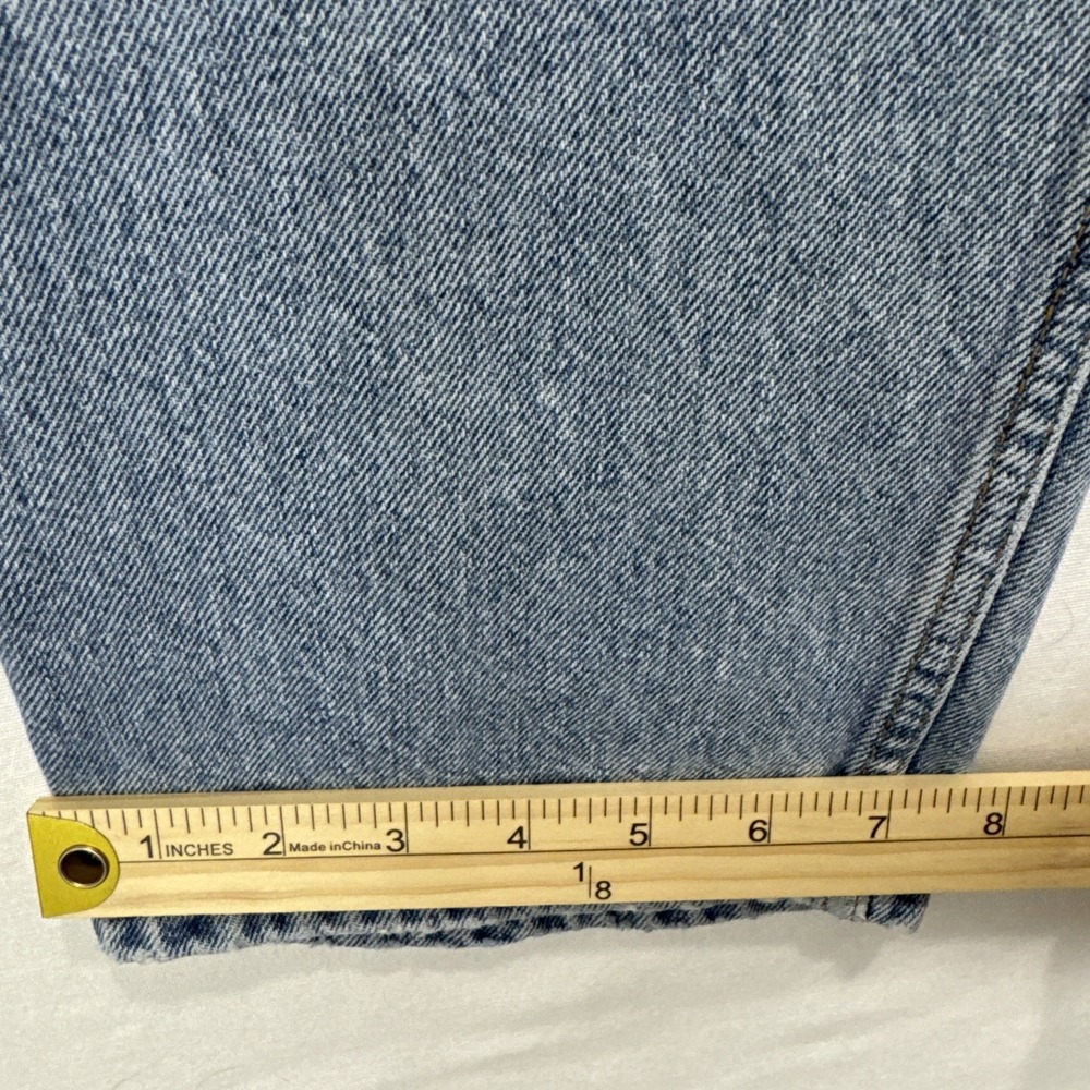 VTG 90s Tommy Hilfiger Jeans 32x29 Baggy Relaxed‎ Blue Med Wash Denim Y2K - Picture 7 of 16